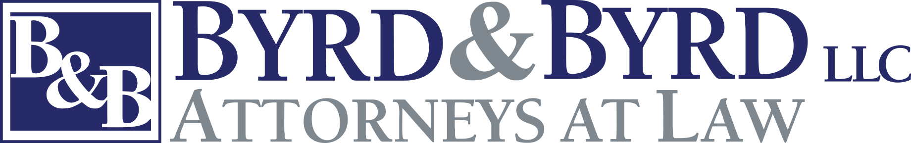 Byrd and Byrd Logo Blue Gray
